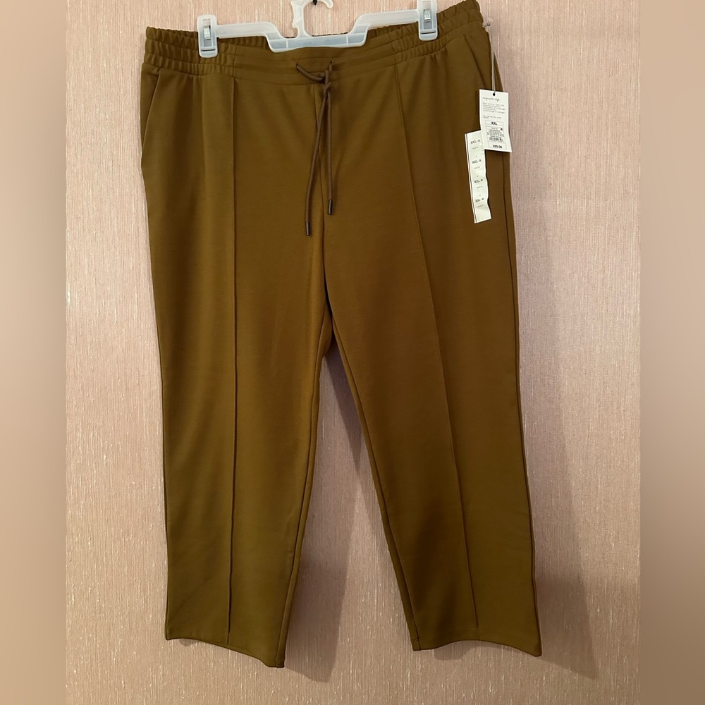 Elastic Waist Ankle Pant